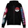 lucario Zip Hoodie Front Mockup - Anime Gifts Store