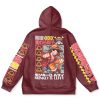 luffy Flat Hoodie back 2 - Anime Gifts Store