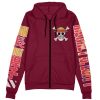 luffy Zip Hoodie Front Mockup 3 - Anime Gifts Store