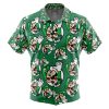 luigi Button Up Hawaiian Shirt front - Anime Gifts Store