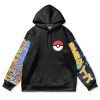 luxray Flat Hoodie front - Anime Gifts Store