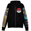 luxray Zip Hoodie Front Mockup - Anime Gifts Store