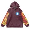 magikarp Flat Hoodie front - Anime Gifts Store