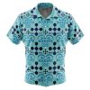 marine Button Up Hawaiian Shirt front new - Anime Gifts Store