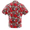 mario Button Up Hawaiian Shirt back 1 - Anime Gifts Store