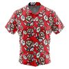 mario Button Up Hawaiian Shirt front new - Anime Gifts Store