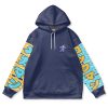 megaman Flat Hoodie front - Anime Gifts Store