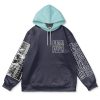 megumi Flat Hoodie front - Anime Gifts Store