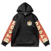 meowth Flat Hoodie front - Anime Gifts Store