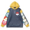 metagross Flat Hoodie front - Anime Gifts Store