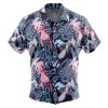 mew Button Up Hawaiian Shirt front new - Anime Gifts Store