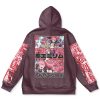 milim Flat Hoodie back - Anime Gifts Store