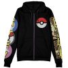 mimikyu Zip Hoodie Front Mockup - Anime Gifts Store