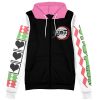 mitsuri Zip Hoodie Front Mockup 1 - Anime Gifts Store