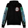 muichiro Zip Hoodie Front Mockup - Anime Gifts Store