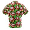 mushroom Button Up Hawaiian Shirt back - Anime Gifts Store