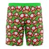 mushroom Hawaiian Swim Trunks Board Shorts back - Anime Gifts Store