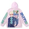 nagi Flat Hoodie back - Anime Gifts Store