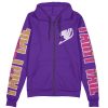 nalu Zip Hoodie Front Mockup - Anime Gifts Store