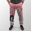 nezukohaori Sweatpants Person Mockup - Anime Gifts Store