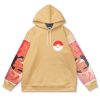 ninetales Flat Hoodie front - Anime Gifts Store