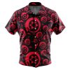 ouroboros Button Up Hawaiian Shirt front new - Anime Gifts Store