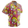 peach Button Up Hawaiian Shirt side - Anime Gifts Store