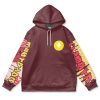 pika Flat Hoodie front - Anime Gifts Store