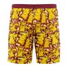 pika Hawaiian Swim Trunks Board Shorts back - Anime Gifts Store