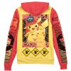 pikachu Zip Hoodie Back Mockup - Anime Gifts Store