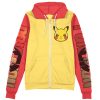 pikachu Zip Hoodie Front Mockup - Anime Gifts Store