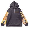 pochita Flat Hoodie front - Anime Gifts Store