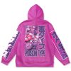 poison Flat Hoodie back - Anime Gifts Store