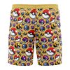 pokeballs Hawaiian Swim Trunks Board Shorts back - Anime Gifts Store