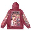 raphtalia Flat Hoodie back - Anime Gifts Store