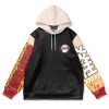 rengoku Flat Hoodie front 1 - Anime Gifts Store