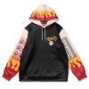 rengoku Flat Hoodie front - Anime Gifts Store