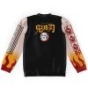 rengoku Flat Sweatshirt back - Anime Gifts Store