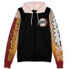 rengoku Zip Hoodie Front Mockup 1 - Anime Gifts Store