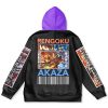 rengokuvsakaza Flat Hoodie back - Anime Gifts Store