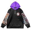 rengokuvsakaza Flat Hoodie front - Anime Gifts Store