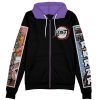 rengokuvsakaza Zip Hoodie Front Mockup - Anime Gifts Store