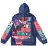 robin Flat Hoodie back 1 - Anime Gifts Store