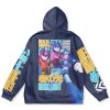 rockman Flat Hoodie back - Anime Gifts Store