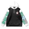 sanemi Flat Hoodie front - Anime Gifts Store