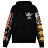 sanji Zip Hoodie Front Mockup - Anime Gifts Store