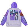 sasuke Flat Hoodie back - Anime Gifts Store