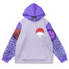 sasuke Flat Hoodie front - Anime Gifts Store