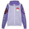 sasuke Zip Hoodie Front Mockup - Anime Gifts Store