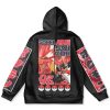 scizor Flat Hoodie back - Anime Gifts Store